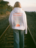 Women’s “Let’s Watch the Sunset” Graphic Oversized Hoodie