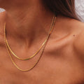 Women’s Classic Herringbone Snake Chain Necklace