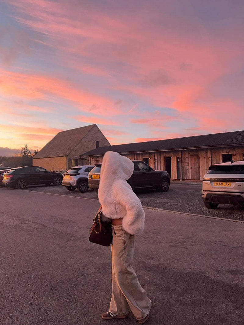 Women’s Luxury Faux Fur Hooded Winter Coat